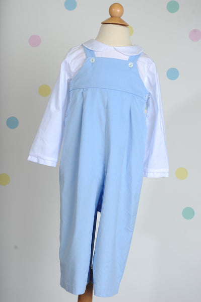 Boy Overall in Blue Corduroy